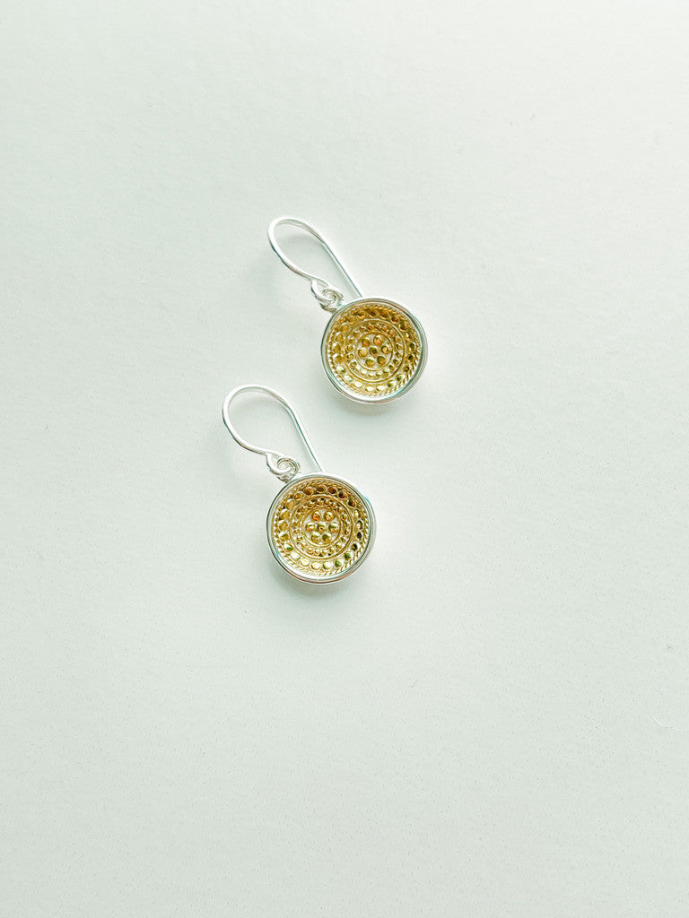 CLASSIC DISH DROP EARRINGS