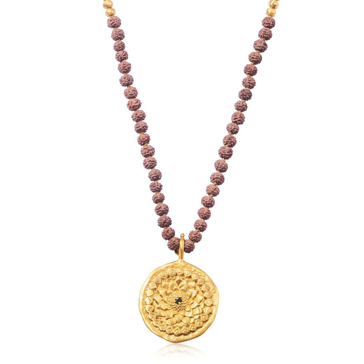 GANAPATI NECKLACE WITH RUDRAKSHA