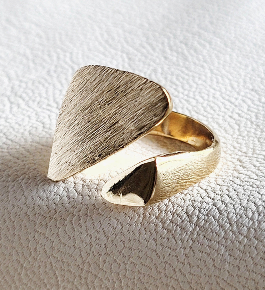 BLOCK CHUNKY WRAP RING