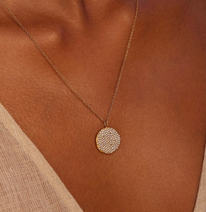 LUNA PAVE NECKLACE