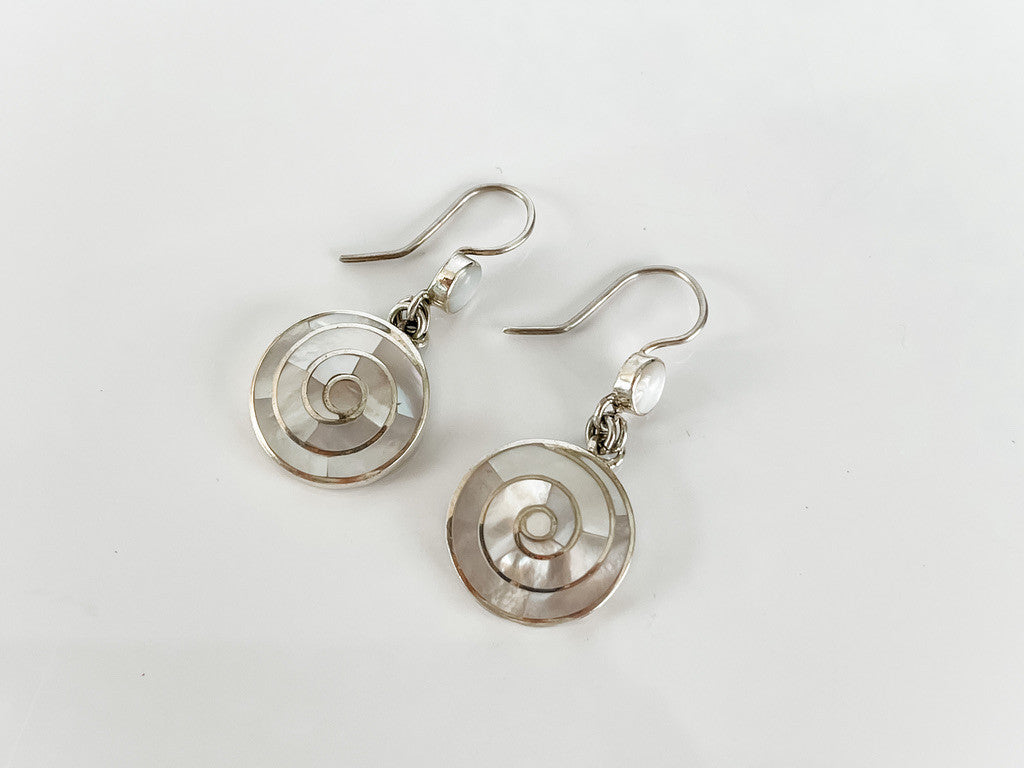 MOTHER OF PEARL EARRINGS