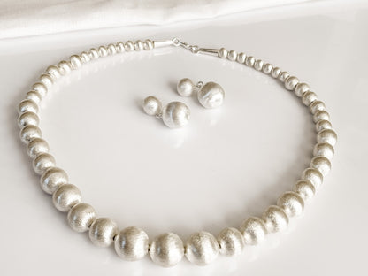 HILL TRIBE • MEKONG FINE SILVER BEAD NECKLACE