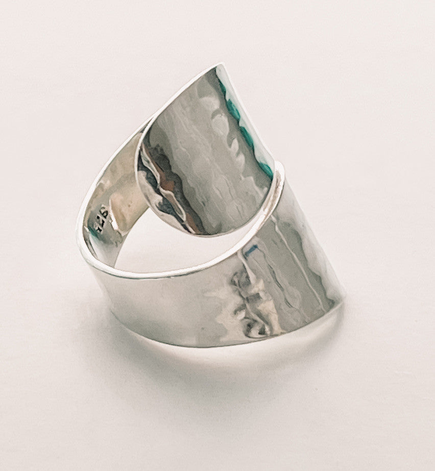 STERLING SILVER WRAP RING