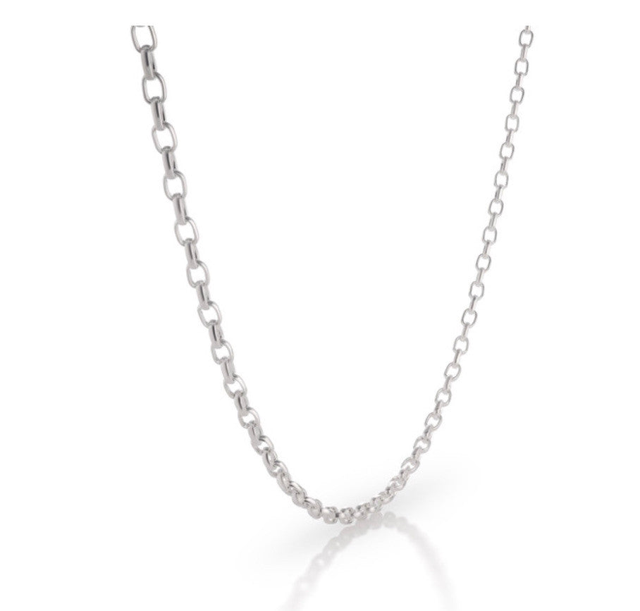 18" STERLING SILVER PETIT ROLO CHAIN