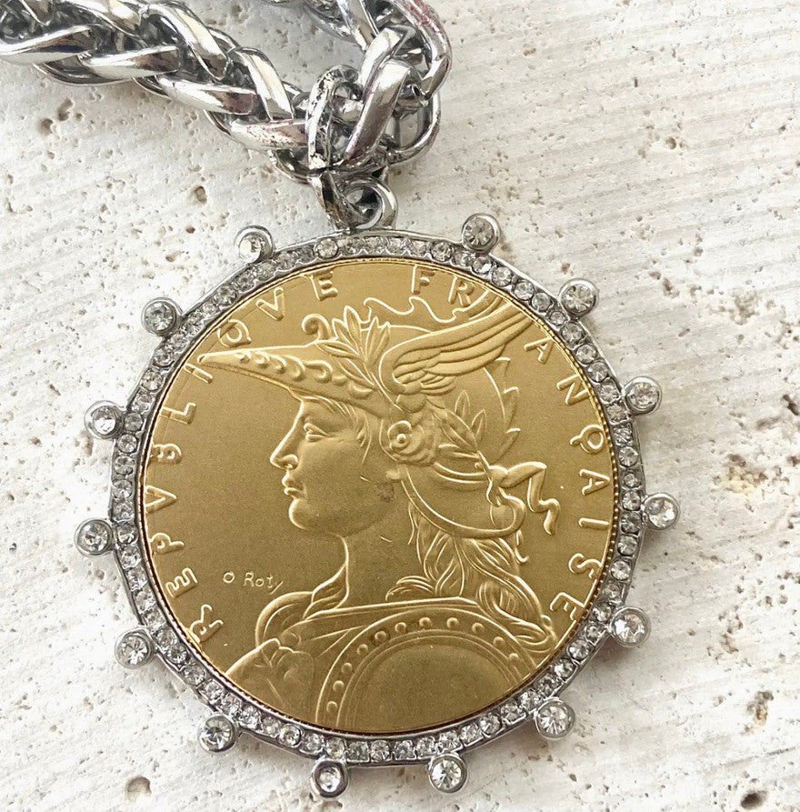 FRENCH COIN NECKLACE