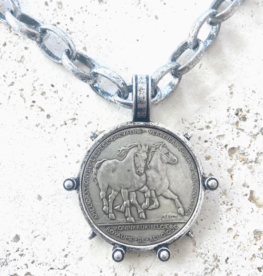 BELGIUM COIN DERBY NECKLACE