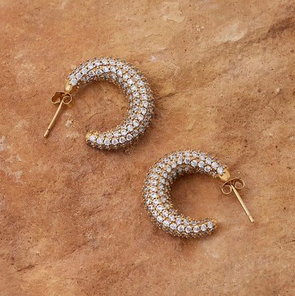 AURA PAVE EARRINGS