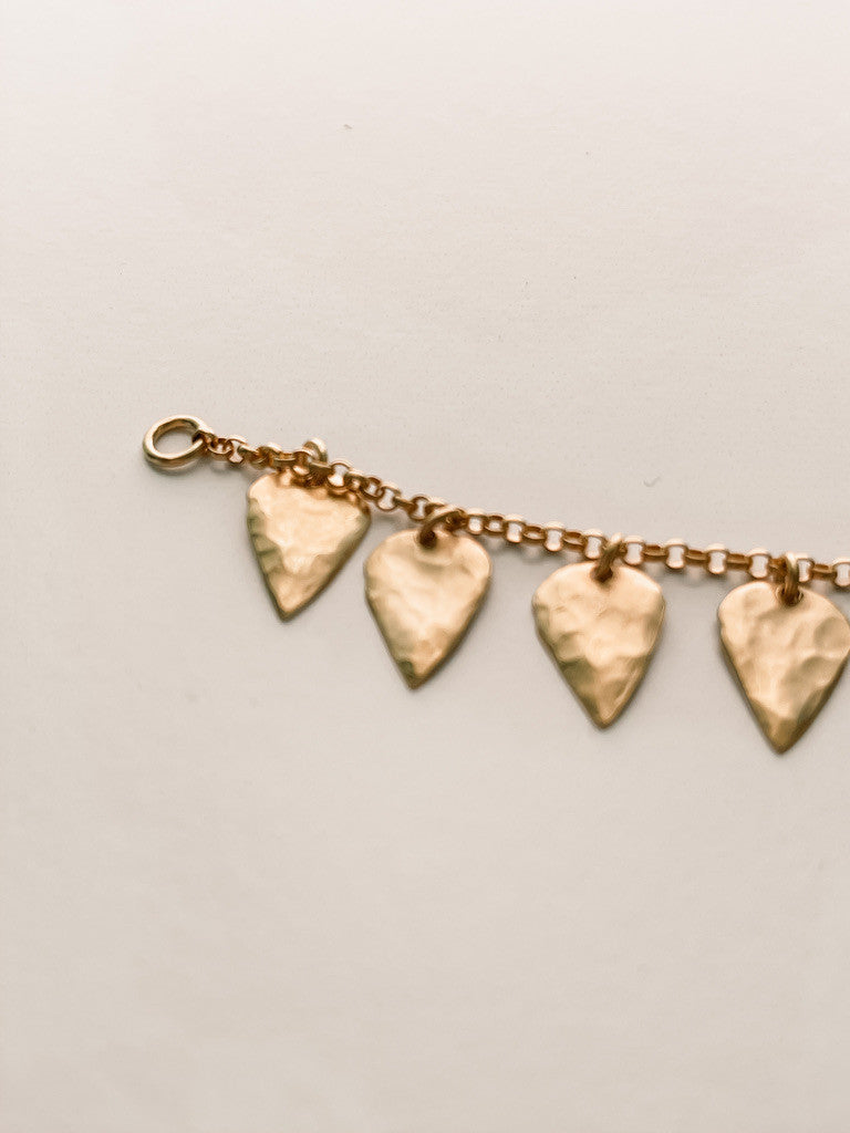 24k GOLD VERMEIL BRACELET - TEAR