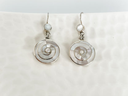 MOTHER OF PEARL EARRINGS