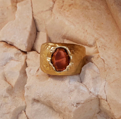 CARMEN ROSEWOOD RING