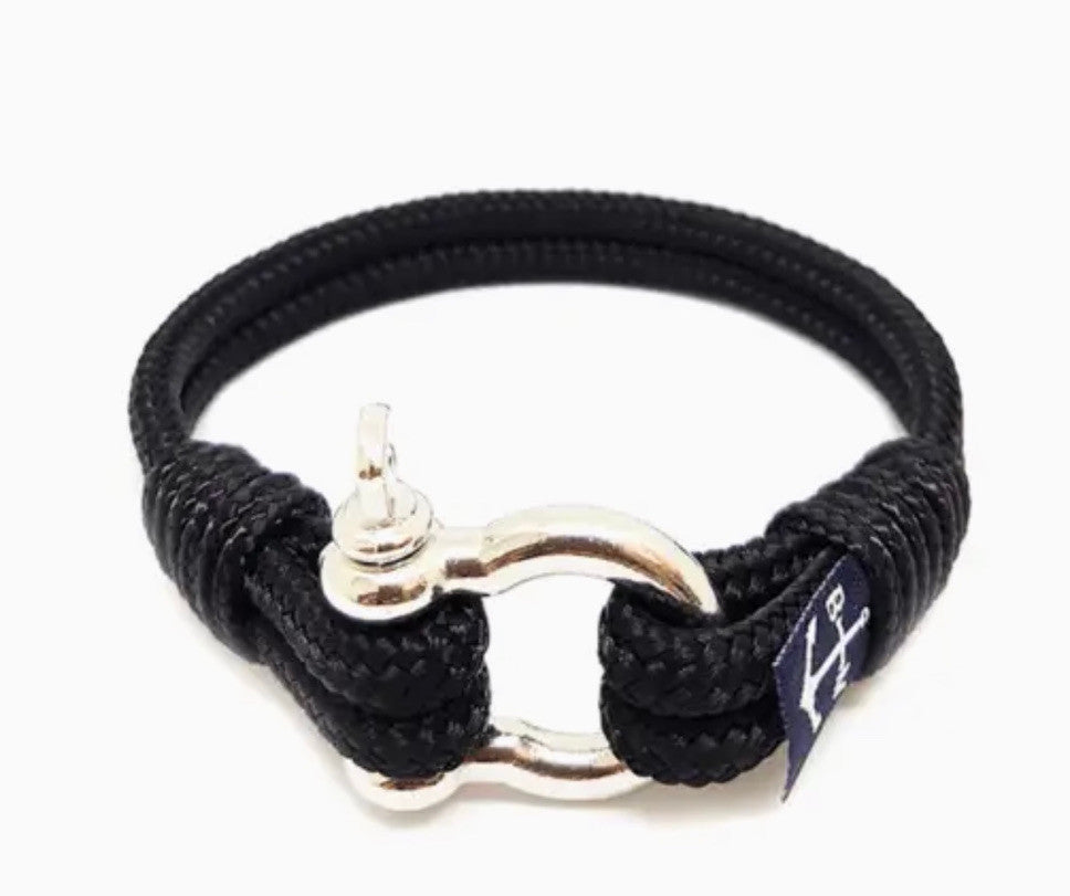 BLACK YACHTING NAUTICAL BRACELET