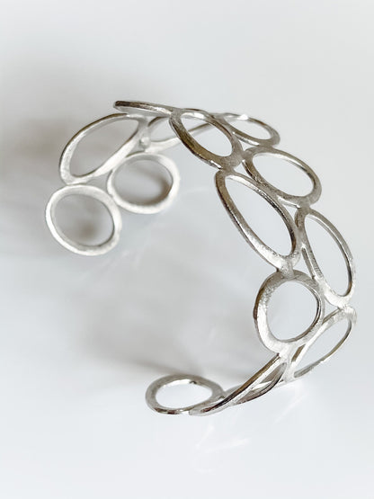 IBURA CUFF - RHODIUM