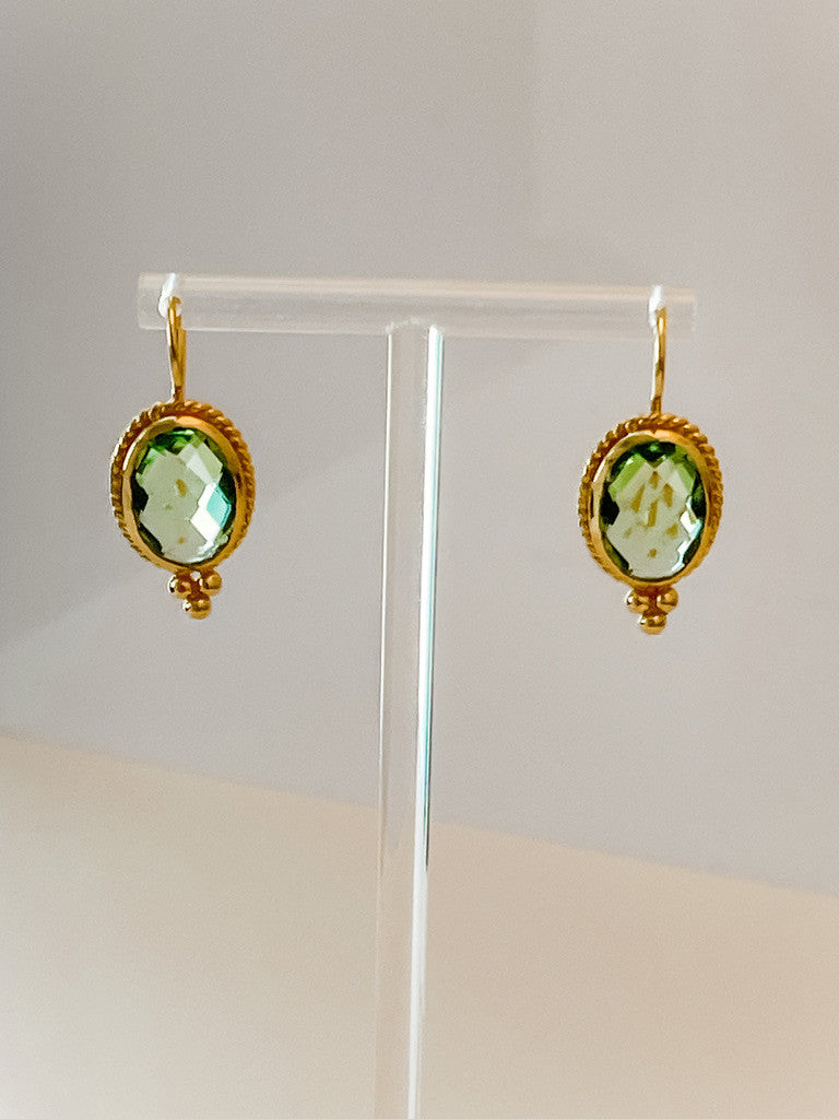 BOHO EARRINGS GREEN