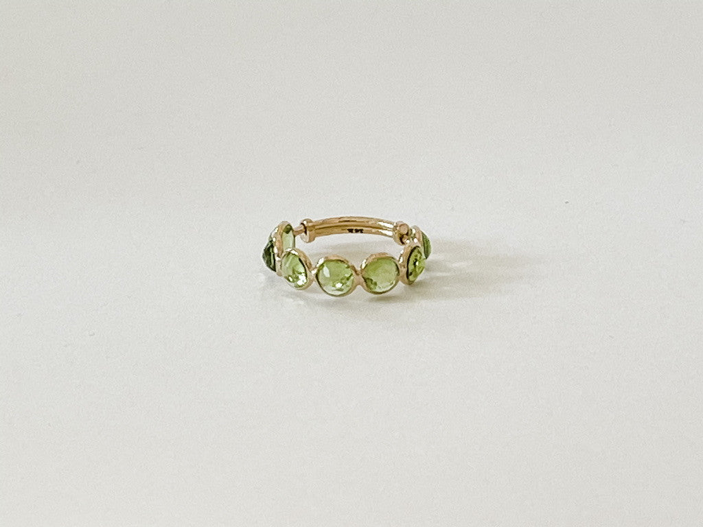 14K GOLD PERIDOT RING