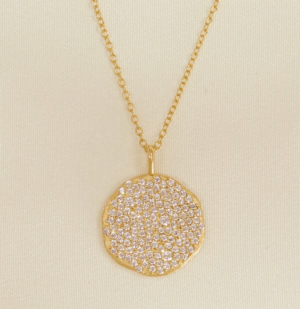 LUNA PAVE NECKLACE