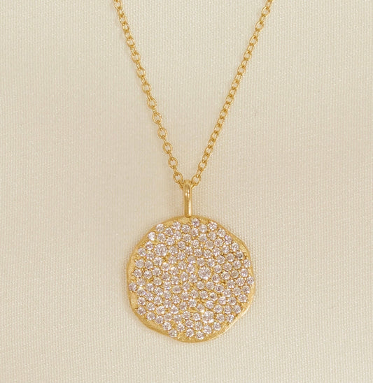 LUNA PAVE NECKLACE