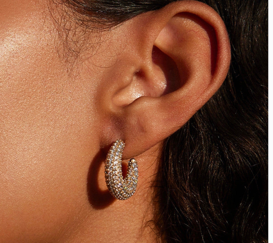 AURA PAVE EARRINGS