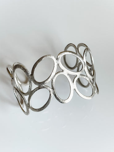 IBURA CUFF - RHODIUM