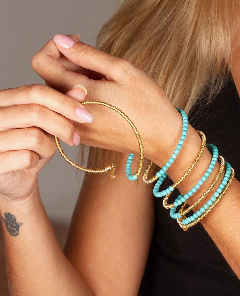 ITAPARICA COIL BRACELET 6 LOOP