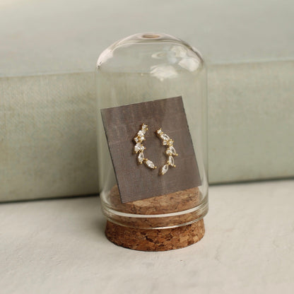 LAUREL WREATH STUD EARRINGS