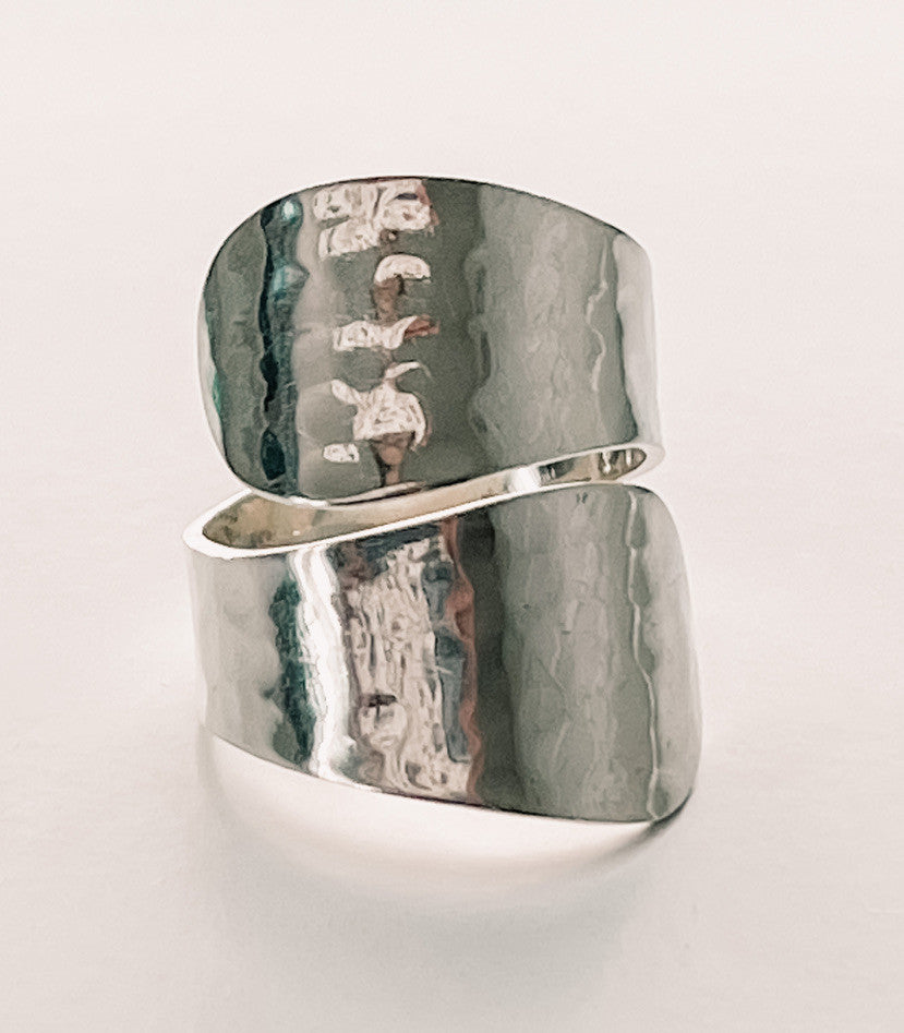 STERLING SILVER WRAP RING