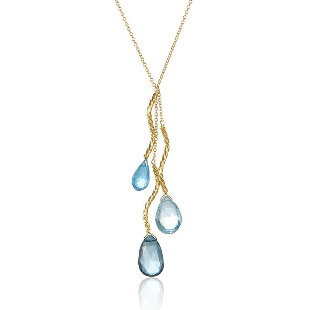 CARNIVAL NECKLACE - SKY BLUE TOPAZ